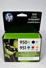 HP 950XL/951 Combo C2P01FN OEM Ink Black Cyan Magenta Yellow EXP NOV 2023 Sealed