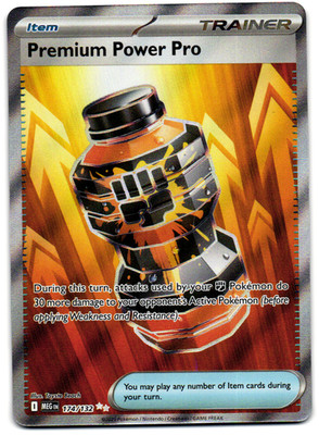 Premium Power Pro Trainer 174/132 Mega Evolution Full Art NM