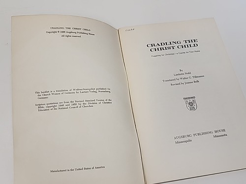 1965 Cradling the Christ Child by Liselotte Nold "Preparing For Christmas" S/C - Picture 6 of 11