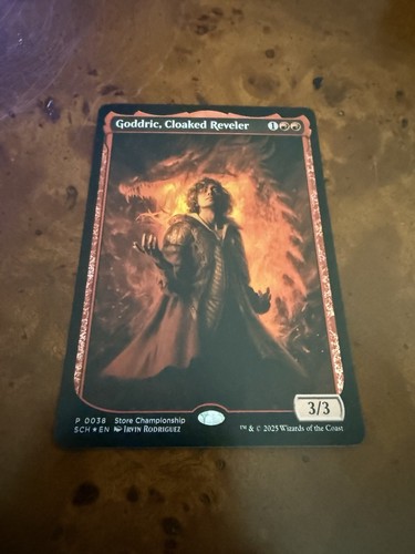 MTG Foil Store Championship Winner Promo Goddric, Cloaked Reveler (NM)