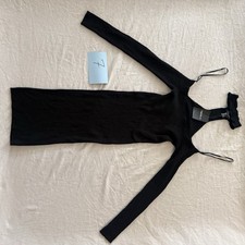 NEW Forever 21 Long Sleeve Black Knit Bodycon Dress
