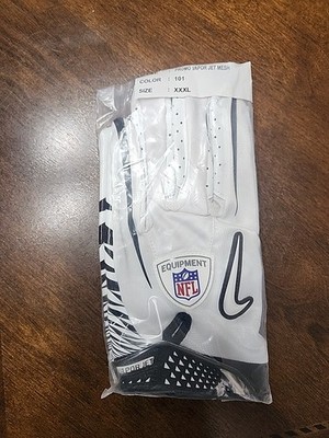 Nike Vapor Carbon Wide Receiver Gloves Size 3XL NFL EQUIPMENT