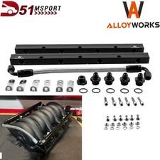 Billet Fuel Rail Kits Intake Manifold 6an For Ls Ls1 Ls2 Ls3 Ls6 Whardware Billet Fuel Rail Kits Intake Manifold 6an For Ls Ls1 Ls2 Ls3 Ls6 Whardware