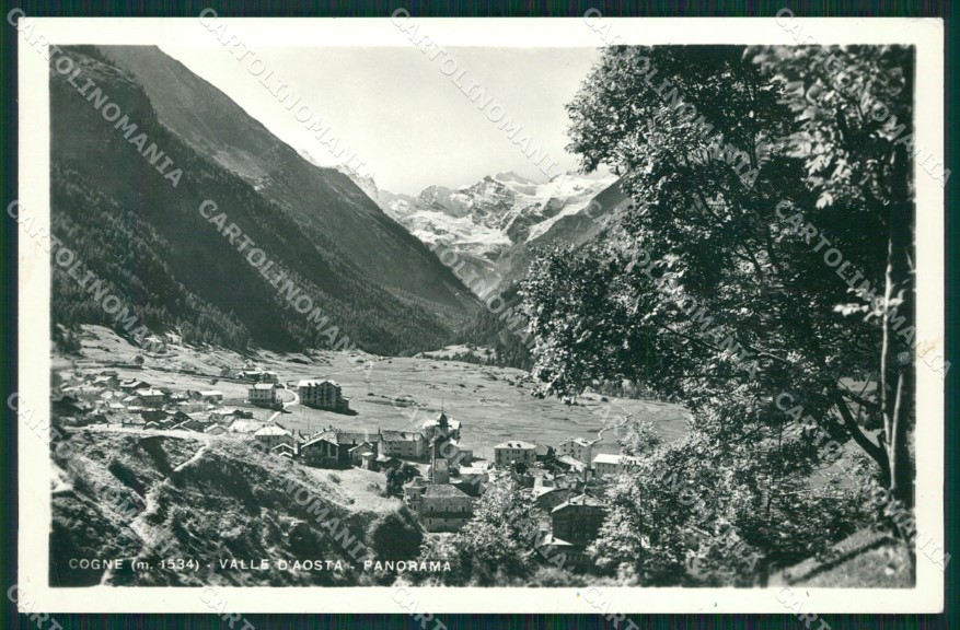 Aosta Cogne Ghiacciai Foto cartolina MT2921