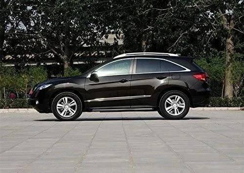 2PCS Roof Rail Luggage Carrier Fit For Acura RDX 2012-2018 All New Aluminum - Imagem 4 de 4