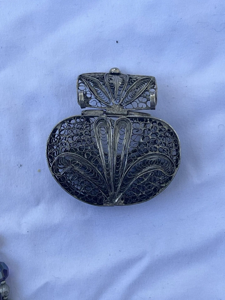 Vintage Jewelry Lot-Judith Jack Sterling Vendome Genuine Pearls Floral Brooch - Image 4 of 4