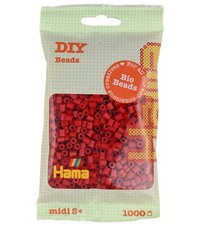 HAMA - sachet de perles à repasser bio midi   env. 1000 perles   loisirs créatif