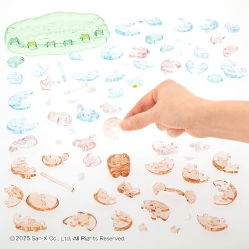 Beverly 76-Piece Crystal Puzzle Rilakkuma Chairoy Koguma and Friends 50315 New - Picture 13 of 15