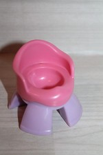 Fisher-Price Loving Family Dollhouse Pink Baby Potty Seat Bathroom Toilet