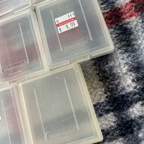11 Official Genuine Nintendo Game Boy GameBoy Clear Plastic Case Covers  EUC