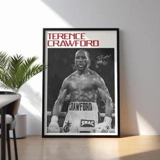 Terence Crawford Poster, Crawford Boxing Wall Art, Sports Print, Boxing Champion