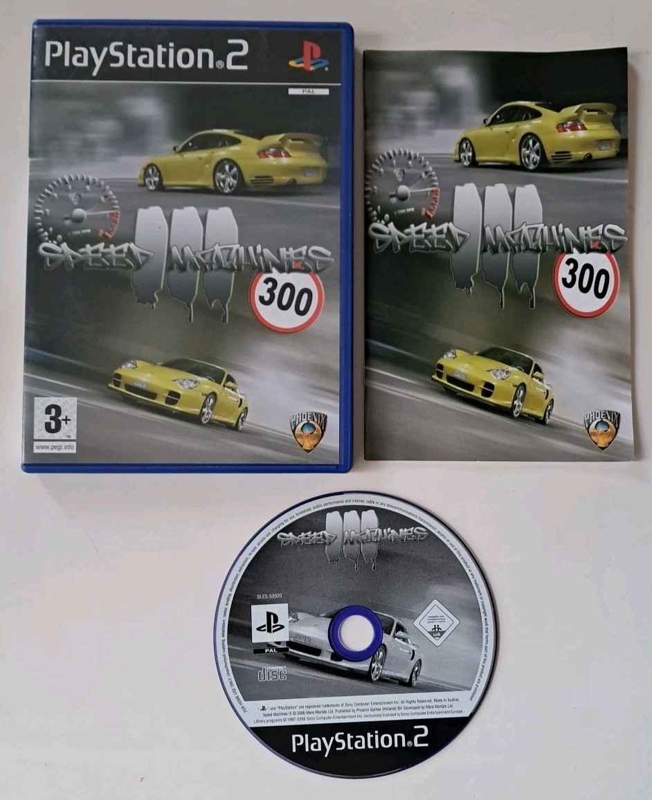 Jeu rare PS2 Speed Machines III / 3 Complet FR TBE 