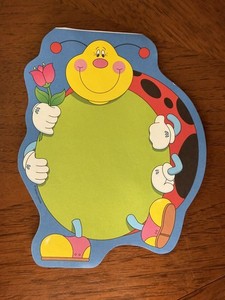 Vintage Carson Dellosa Ladybug Notepad 26 Sheets 