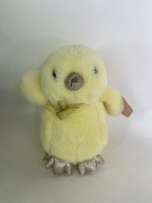 FAO Schwarz Sparklers Baby Chick Yellow Toy Plush Stuffed Animal Easter NEW