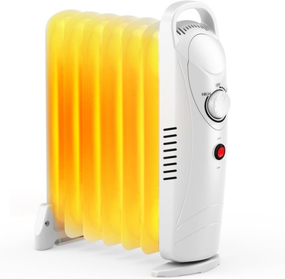#ad Air Choice 700W Oil Filled Radiator Heater Oil Heaters for Indoor Use with Adju $66.49