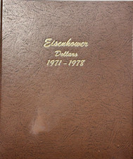 Complete IKE Eisenhower Dollar Set of 21 Coins 1971-1978 PDS w/ PROOF in Dansco
