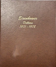Complete IKE Eisenhower Dollar Set of 21 Coins 1971-1978 PDS w/ PROOF in Dansco
