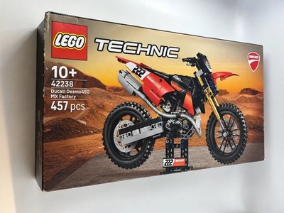Lego Technic 42238 Ducati Desmo450 MX Factory Motorrad Alter 10+ 457 Teile
