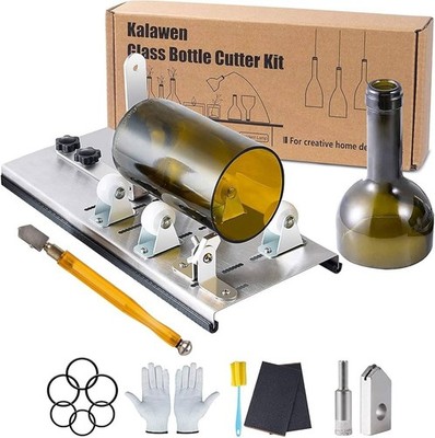 Verstellbare Glasflasche Schneider Kit Zum Selbermachen Werkzeug Edelstahl Schneidemaschine