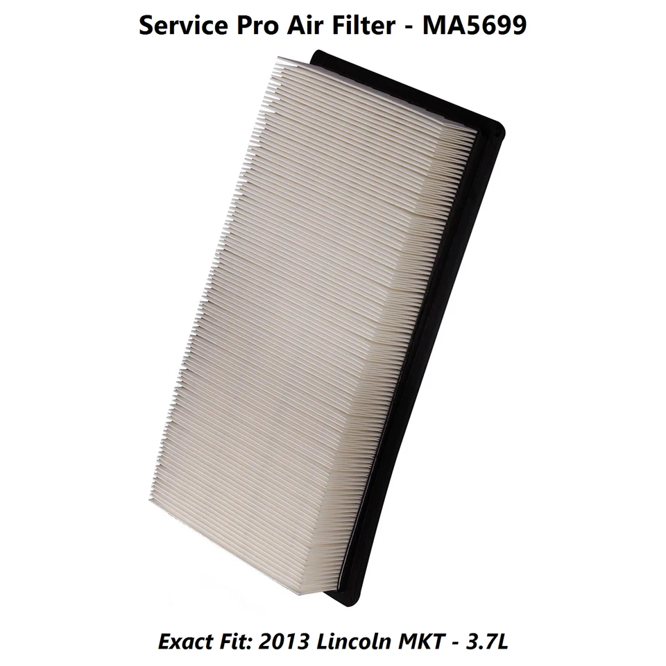 2013 Lincoln MKT 3.7L Complete Oil, Air & Cabin Filter Kit (5W-30) Foto 4 de 4