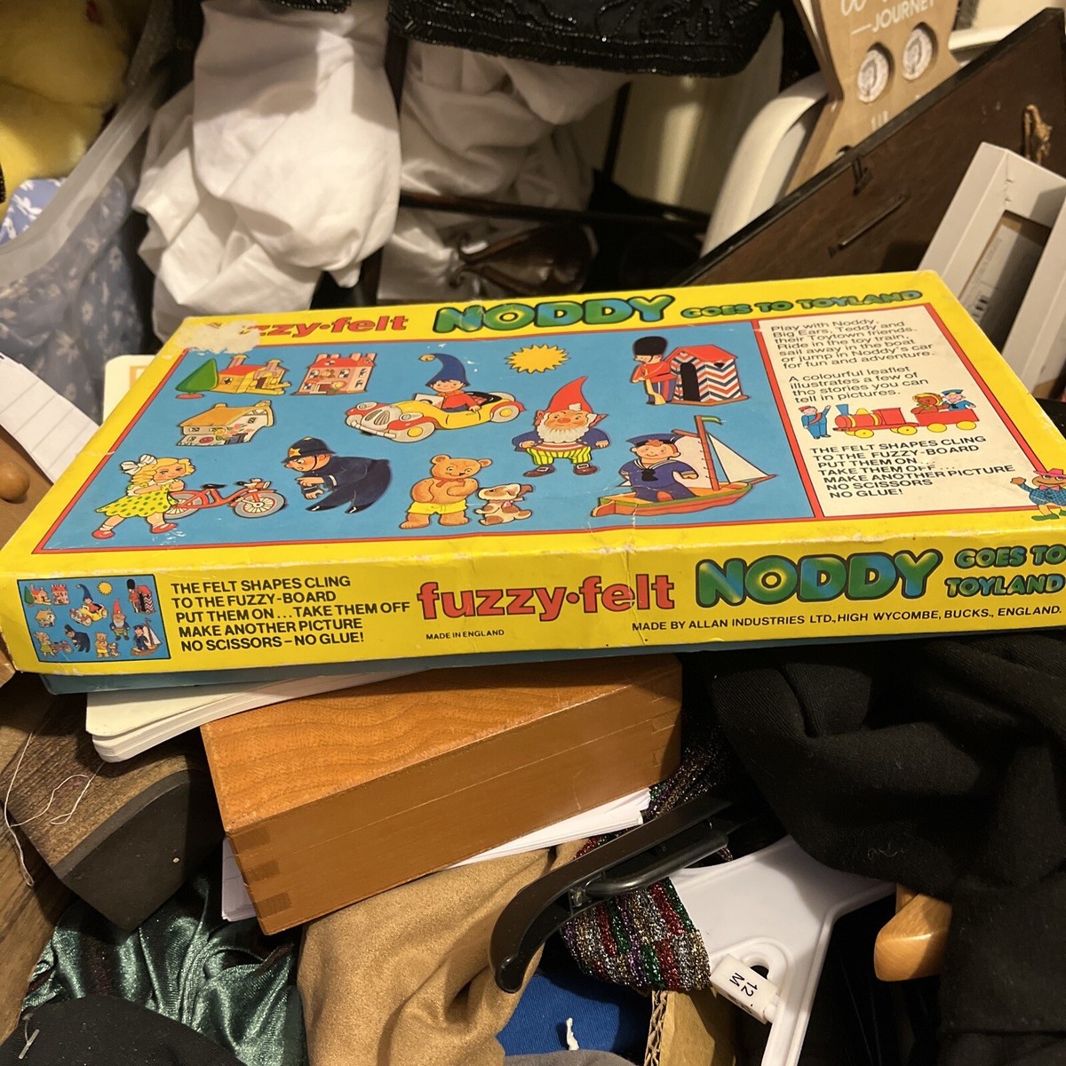 Vintage Fuzzy Felt Noddy Goes To Toy land Theme, Used | eBay UK