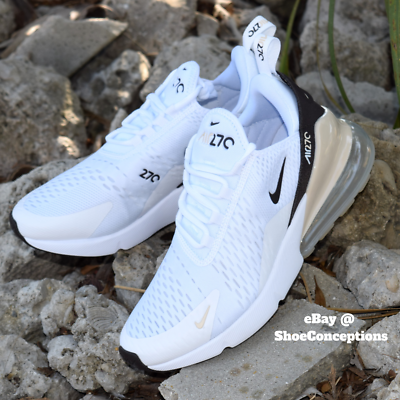 Nike Air Max 270 Shoes White Sanddrift Velvet Brown FD9875-100 Womenu0026#039;s  Sizes NEW | eBay