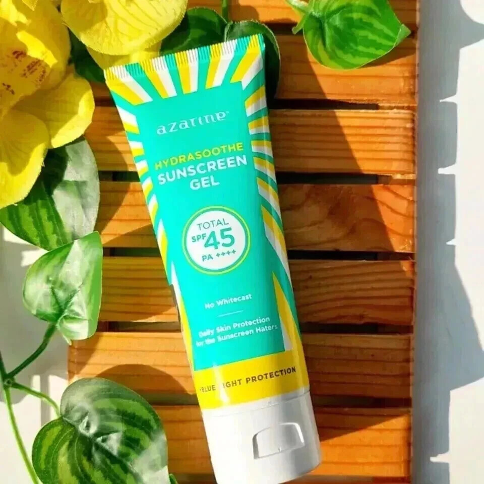 AZARINE Hydrasoothe Sunscreen Gel SPF45 PA++++ 50ml FREE SHIPPING WORLD WIDE