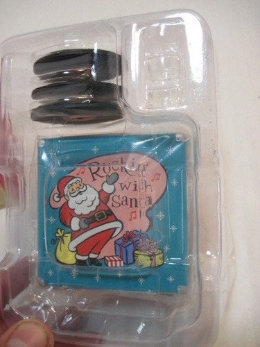 NIB OLD HALLMARK KEEPSAKE ROCKING WITH SANTS MUSIC AND MAGIC ORNAMENT - Picture 2 of 3