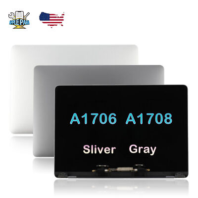 For Macbook Pro A1706 A1708 13.3'' LCD Display Screen Replacement Sliver Gray