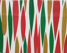 Peva Vinyl Tablecloth 52"x90"Oblong,MULTICOLOR DESIGN,RED,GREEN,BROWN WHITE,BH