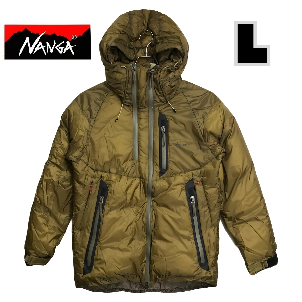 NANGA AURORA LIGHT DOWN JACKET brown size L | eBay
