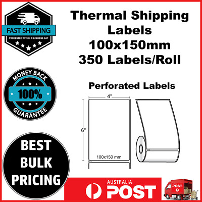 4x6 Thermal Labels Australia Post Parcel Post Direct Thermal Labels ...