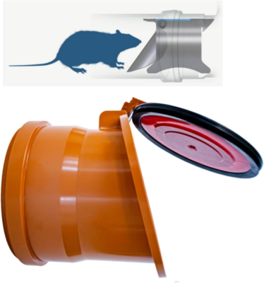 VALVOLA DI RITEGNO IN GHISA DOPPIO BATTENTE CLAPET DN.200