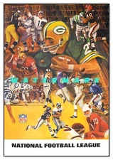 NFL VINTAGE POSTER PRINT FROM TYPE 1 PHOTO 1966 (comes in 4 sizes)
