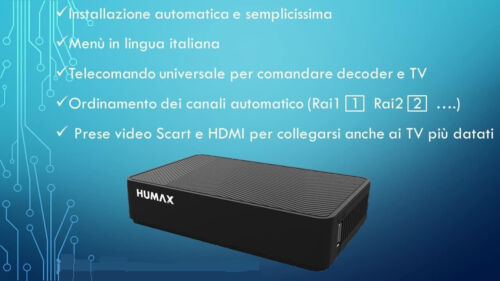 Humax HD-2022T2 Digimax T2, DVB-T2 Digital terrestrischer Decoder, 2in1 Fernbedienung - Bild 4 von 12