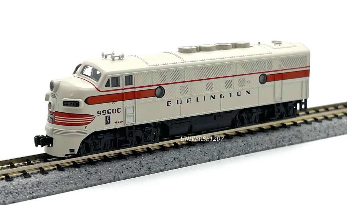 Nゲージ KATO EMD F3A CB&Q KATO N-Scale 176-1302 EMD F3A CB&Q #9961A BURLINGTON made in