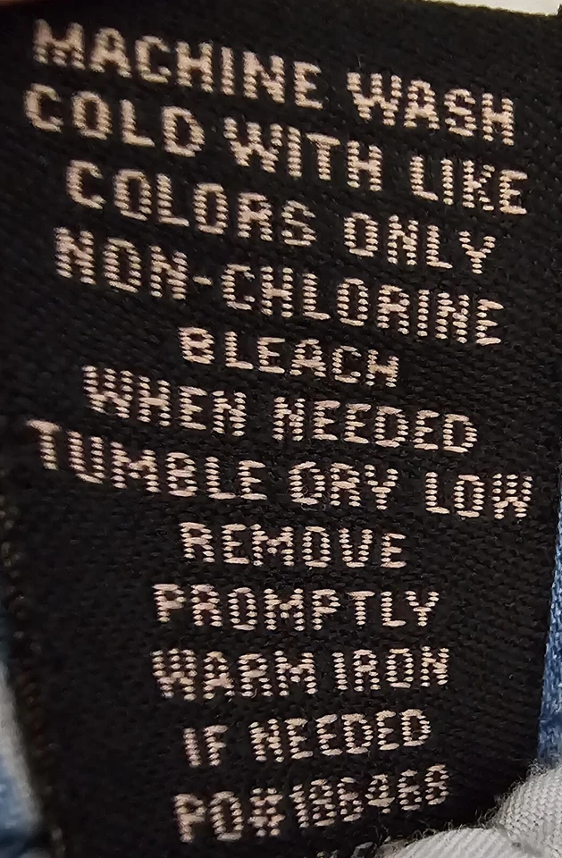 Pantalones cortos de mujer Almost Famous talla L grandes azul blanco a rayas Jean Foto 4 de 4