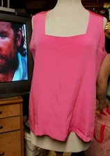 Mark Heister Silk pink Camisole Tank Size medium