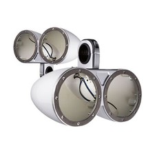 Kicker Pair Of White Dual 6.5" Wakeboard Tower Speaker Enclosures 12KMTEDW