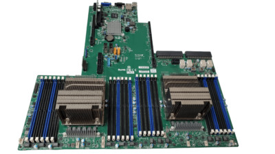 Supermicro X10DRU-i Motherboard w/ Heatsinks, TPM, RSC-R1UW-E8R Riser