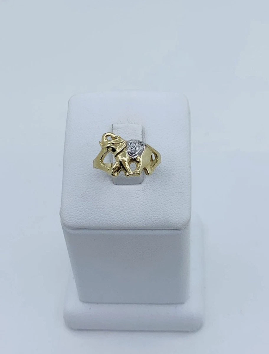 10k gold sale elephant ring