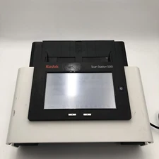 Kodak Scan Station 500 Network Duplex Scanner POWER TESTED READ PARTS REPAIR