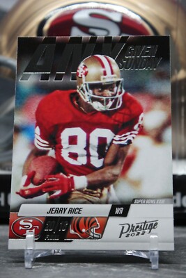 Prestige Football 2022 Any given Sunday Jerry Rice No.2 San Francisco 49ers
