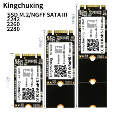 Kingchuxing M.2 2280 2242 2260 256GB 512GB 1TB 2TB Disco duro interno SSD Sata 3