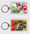 Super Mario 64 Nintendo 64 Keychain Keyring