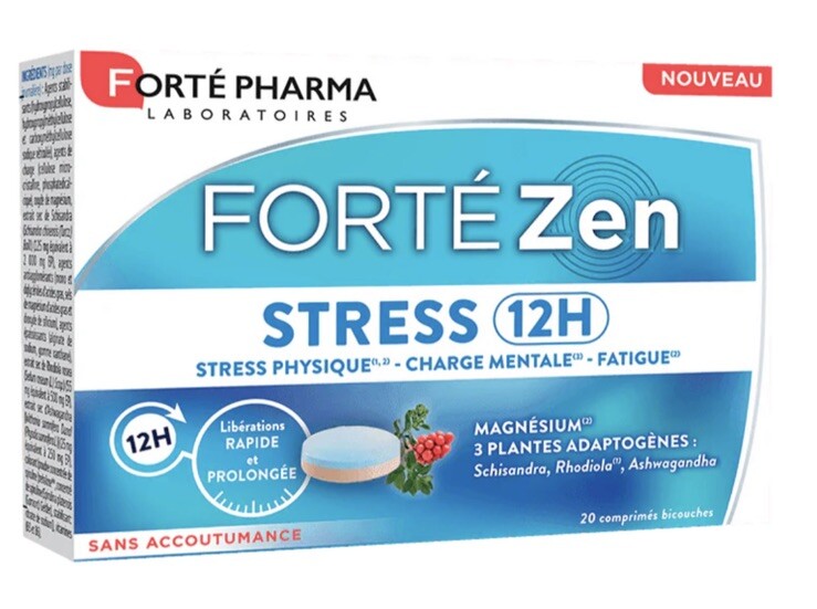 Forte Zen Stress formule 20 comprimés anti-fatigue nerveuse