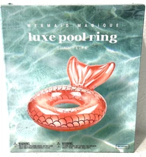 New in Box Sunnylife Mermaid Magique Luxe Inflatable Pool Ring