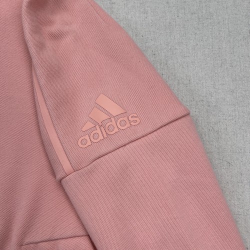 Adidas Jacket Womens Small Pink Zip Up Hoodie Z.N.E Sweatshirt Zip Pockets - Picture 5 of 17