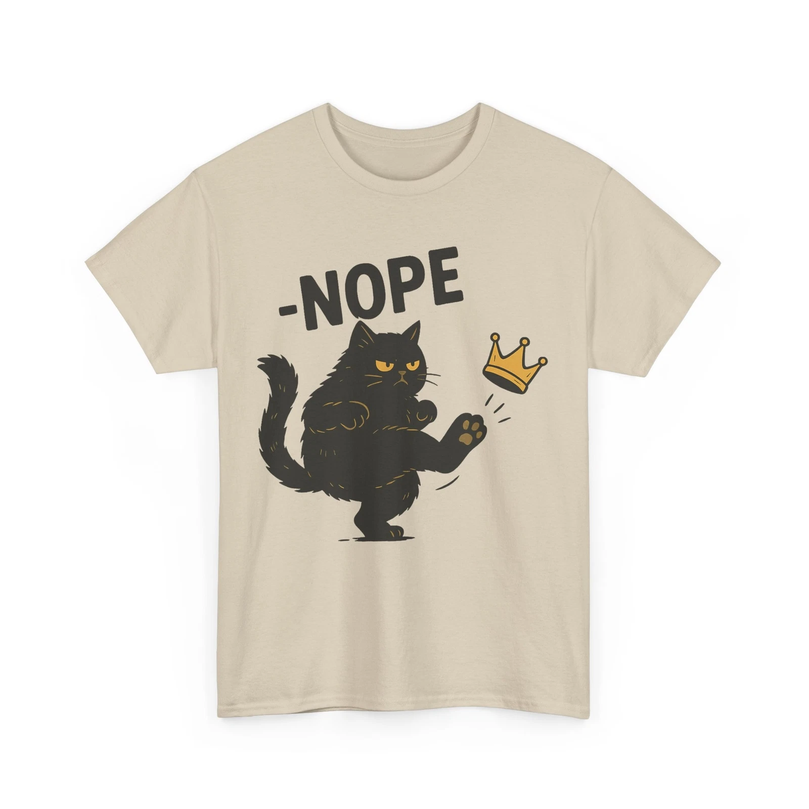 No Kings Black Cat T-Shirt