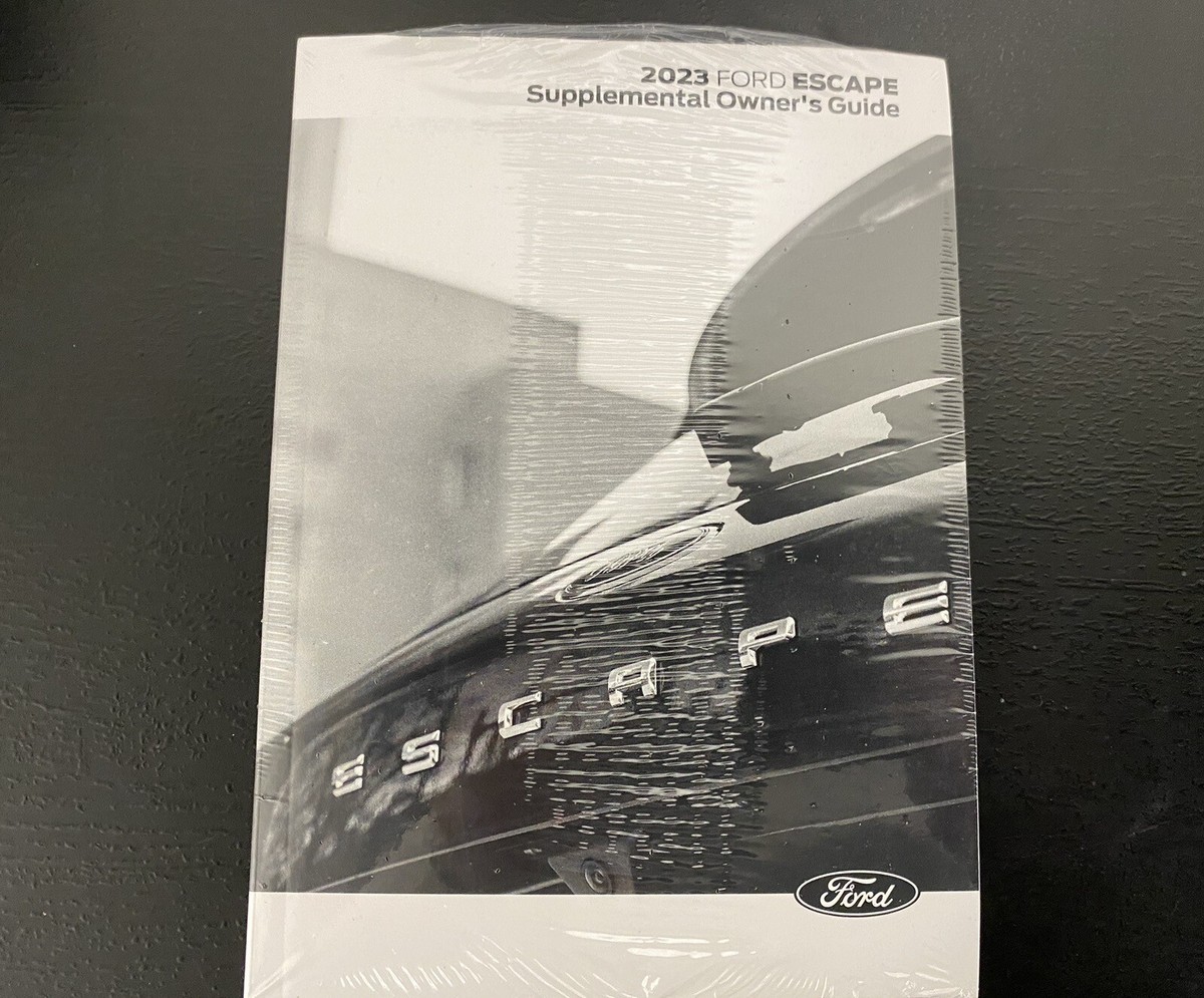 2023 Ford Escape Owners Manual - Original User Guide By Bishkos (Paper Media) 6 thumbnail image